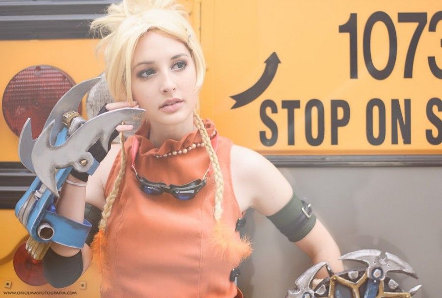 Ivy cosplay Rikku final fantasy x