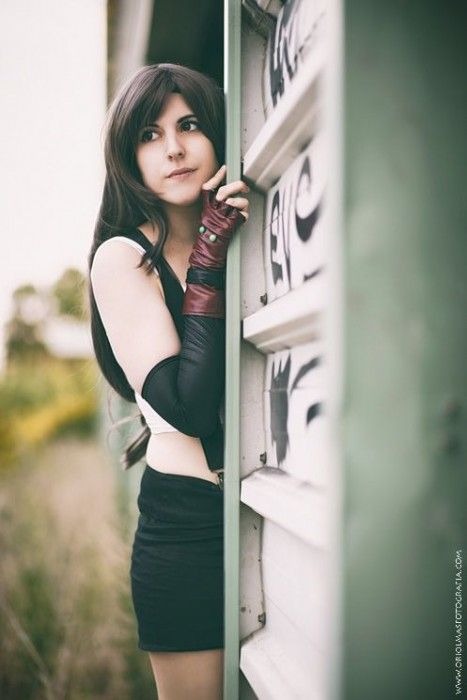 Velvet valentine cosplay tifa lockhart final fantasy vii